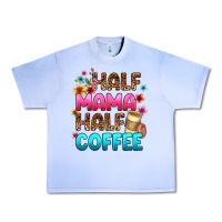 Grape Ice half mama half coffee Urban Heavy Tee - Zillion Design Studio