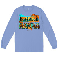 Colony Blue basketball nana with leopard Long Sleeve Tee - Zillion Design Studio