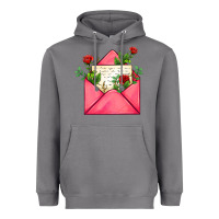 Storm pink letter Heavyweight Hoodie - AdoDesignShop