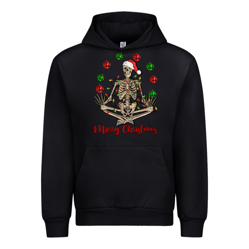 Merry Christmas Skeleton Urban Hoodie by NancyCooperArtShop | Teevron