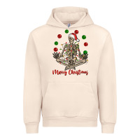 Sandshell Merry Christmas skeleton Urban Hoodie - NancyCooperArtShop