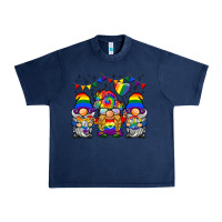 Navy lgbtq gnome Urban Heavy Tee - BarkalooDesign