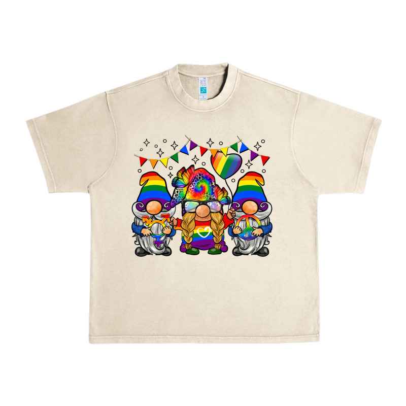 Lgbtq Gnome Urban Heavy Tee by BarkalooDesign | Teevron