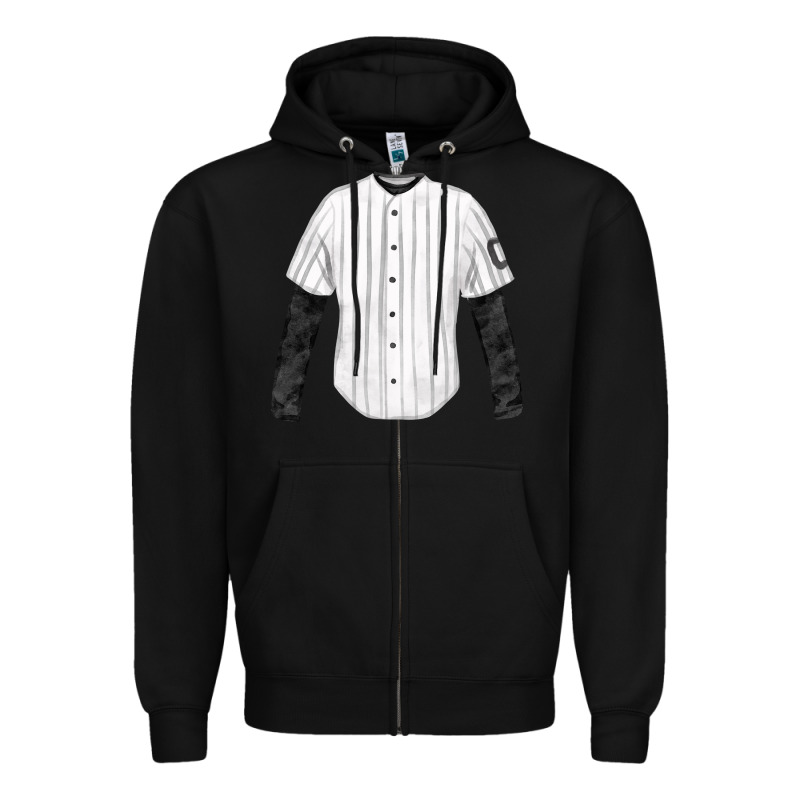 Baseball Uniform Fa Element Zipper Hoodie by FaDigitalArtStudio | Teevron