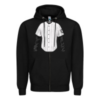 Black baseball uniform fa element Zipper Hoodie - FaDigitalArtStudio