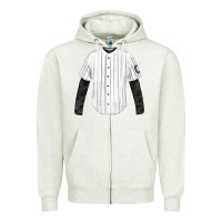 Oatmeal Heather baseball uniform fa element Zipper Hoodie - FaDigitalArtStudio
