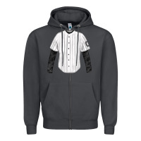 Smoke baseball uniform fa element Zipper Hoodie - FaDigitalArtStudio