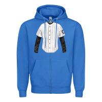 True Royal baseball uniform fa element Zipper Hoodie - FaDigitalArtStudio