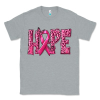 Heather Grey Hope Breast Cancer Classic Tee - texasbilliewilder