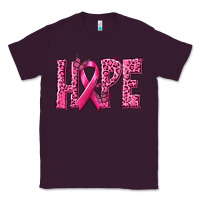 Plum Hope Breast Cancer Classic Tee - texasbilliewilder
