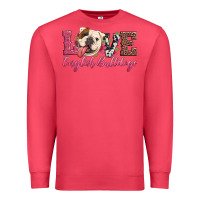 Cardinal love english bulldogs Premium Sweatshirt - Artiststas