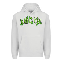 Dove Grey lucky st patricks day Premium Hoodie - MaliasSmallBusiness