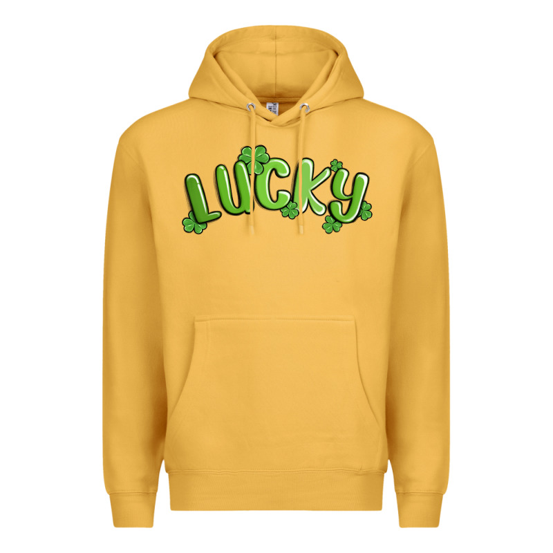 Lucky St Patricks Day Premium Hoodie by MaliasSmallBusiness | Teevron