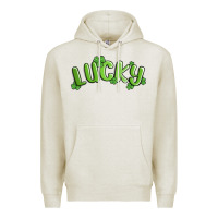 Oatmeal Heather lucky st patricks day Premium Hoodie - MaliasSmallBusiness