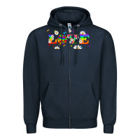 Navy lgbtq love libbey glass Zipper Hoodie - HRA Design Shop