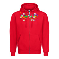 Red lgbtq love libbey glass Zipper Hoodie - HRA Design Shop