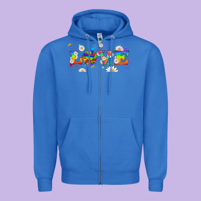Lgbtq Love Libbey Glass Zipper Hoodie Designed By Hra Design Shop