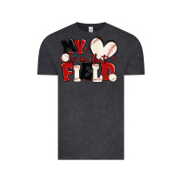 Vintage Black my heart is on that field baseball Vintage Tee - MaliasSmallBusiness