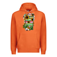 Carrot Mississippi Map Sunflower Cactus Serape Premium Hoodie - RanaPortraitStore