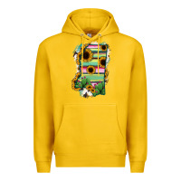 Lemon Mississippi Map Sunflower Cactus Serape Premium Hoodie - RanaPortraitStore