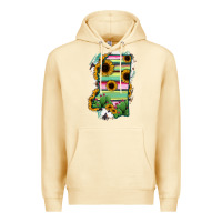Pina Colada Mississippi Map Sunflower Cactus Serape Premium Hoodie - RanaPortraitStore