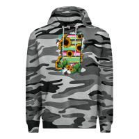 Slate Camo Mississippi Map Sunflower Cactus Serape Premium Hoodie - RanaPortraitStore