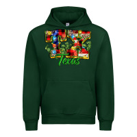Forest Green Christmas Texas Urban Hoodie - MaliasSmallBusiness
