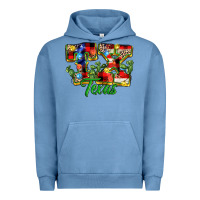 Pigment Pebble Blue Christmas Texas Urban Hoodie - MaliasSmallBusiness