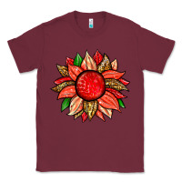 Burgundy strawberry sunflower Classic Tee - Zillion Design Studio