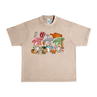 French Oak bakery gnomes Urban Heavy Tee - Zillion Design Studio