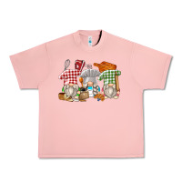 Salmon bakery gnomes Urban Heavy Tee - Zillion Design Studio