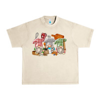 Sandshell bakery gnomes Urban Heavy Tee - Zillion Design Studio