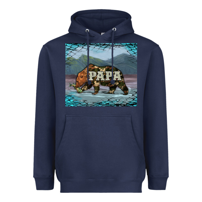 Papa Bear Tumbler Heavyweight Hoodie by Artiststas | Teevron