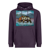 Plum papa bear tumbler Heavyweight Hoodie - Artiststas