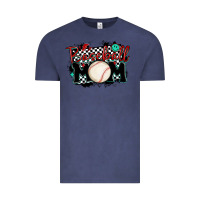 Vintage Denim baseball mom Vintage Tee - MaliasSmallBusiness