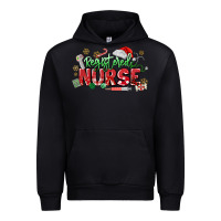 Black Registered Nurse Christmas Urban Hoodie - MaliasSmallBusiness