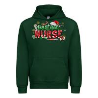 Forest Green Registered Nurse Christmas Urban Hoodie - MaliasSmallBusiness
