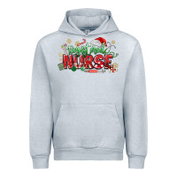 Heather Grey Registered Nurse Christmas Urban Hoodie - MaliasSmallBusiness