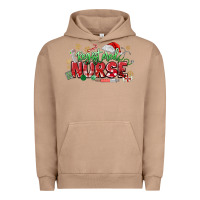 Pigment Burro Registered Nurse Christmas Urban Hoodie - MaliasSmallBusiness