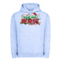 Pigment Grape Ice Registered Nurse Christmas Urban Hoodie - MaliasSmallBusiness