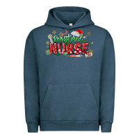 Pigment Midnight Navy Registered Nurse Christmas Urban Hoodie - MaliasSmallBusiness