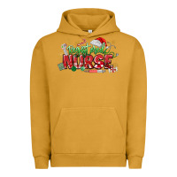Pigment Peanut Butter Registered Nurse Christmas Urban Hoodie - MaliasSmallBusiness