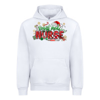 White Registered Nurse Christmas Urban Hoodie - MaliasSmallBusiness