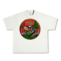 Pistachio Baby Cow Christmas Urban Heavy Tee - RanaPortraitStore