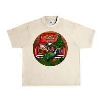 Sandshell Baby Cow Christmas Urban Heavy Tee - RanaPortraitStore