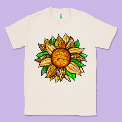 Pineapple Sunflower Classic Tee Designed By Zillion Design Studio