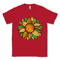 Red pineapple sunflower Classic Tee - Zillion Design Studio