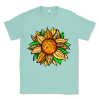 Seafoam pineapple sunflower Classic Tee - Zillion Design Studio