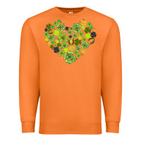 Carrot heart shaped clover Premium Sweatshirt - AdoDesignShop
