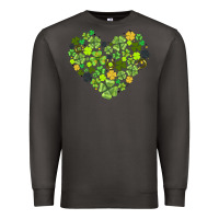 Smoke heart shaped clover Premium Sweatshirt - AdoDesignShop